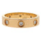 Bague 49 Cartier Love - Bague alliance 8 diamants en or jaune 58 Facettes pviynuwuxv