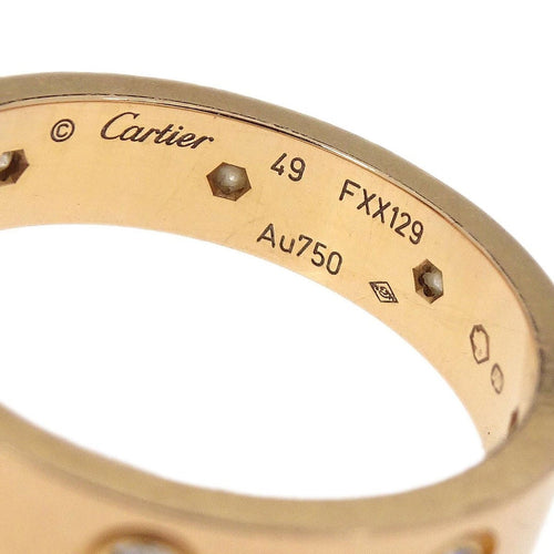 Bague 49 Cartier Love - Bague alliance 8 diamants en or jaune 58 Facettes pviynuwuxv