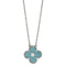 Pendentif Van Cleef & Arpels Vintage Alhambra - Pendentif en or blanc et diamant 58 Facettes r0txn0zfte