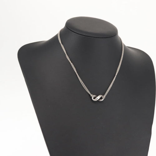 Collier Tiffany & Co. Infinity Double Chain Pendant Necklace Silver 58 Facettes a1ozowgp9x