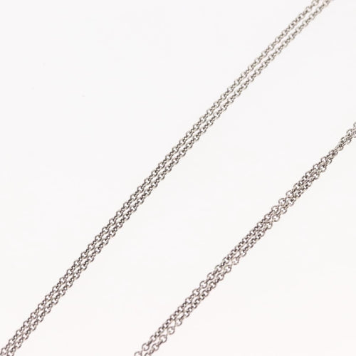 Collier Tiffany & Co. Infinity Double Chain Pendant Necklace Silver 58 Facettes a1ozowgp9x