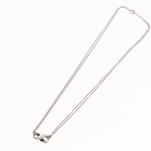 Collier Tiffany & Co. Infinity Double Chain Pendant Necklace Silver 58 Facettes a1ozowgp9x