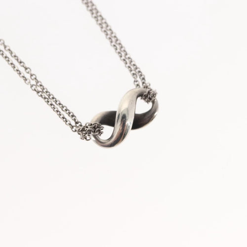 Collier Tiffany & Co. Infinity Double Chain Pendant Necklace Silver 58 Facettes a1ozowgp9x