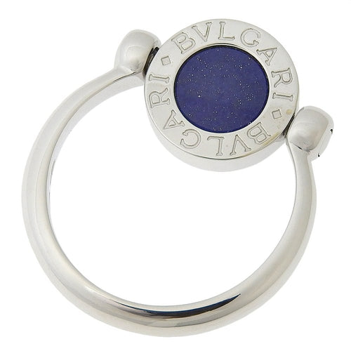 Bague 51 Bvlgari Bvlgari - Bague Flip en or blanc 18K avec diamants et onyx 58 Facettes kntxxx