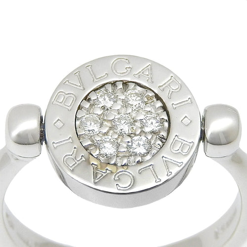 Bague 51 Bvlgari Bvlgari - Bague Flip en or blanc 18K avec diamants et onyx 58 Facettes kntxxx