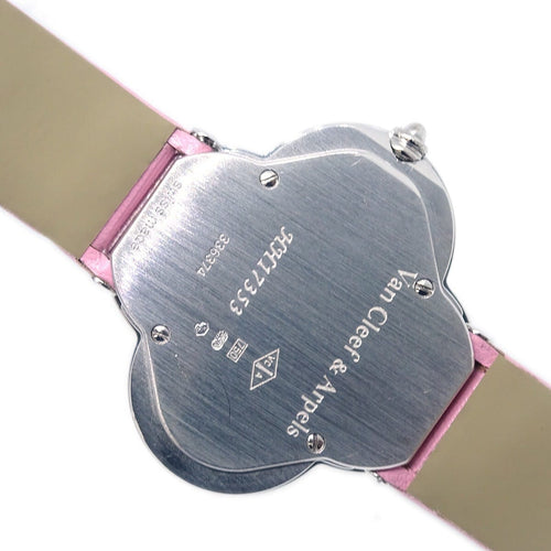 Montre Van Cleef & Arpels Alhambra - Montre en or blanc et diamants 58 Facettes ppymle