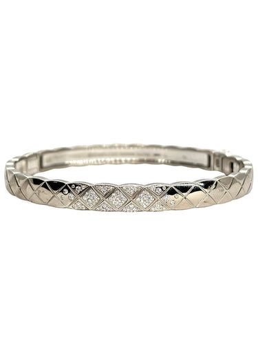 Bracelet Chanel Coco Crush - Bracelet en or blanc 18K et diamants 0,25 ct 58 Facettes 1819