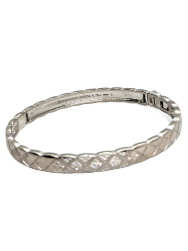 Bracelet Chanel Coco Crush - Bracelet en or blanc 18K et diamants 0,25 ct 58 Facettes 1819