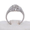 Bague 52 Bague Art déco en platine avec diamants 58 Facettes AN 2PL