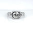 Bague 51 Bague ancienne en or blanc et platine avec diamants 58 Facettes AB714