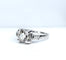Bague 51 Bague ancienne en or blanc et platine avec diamants 58 Facettes AB714