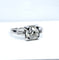 Bague 51 Bague ancienne en or blanc et platine avec diamants 58 Facettes AB714