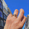 Bague 51 Bague trilogie en or 14k (585) et grenats 58 Facettes D77CD6C451444B5384AA56766FB50C8D