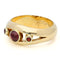 Bague 51 Bague trilogie en or 14k (585) et grenats 58 Facettes D77CD6C451444B5384AA56766FB50C8D