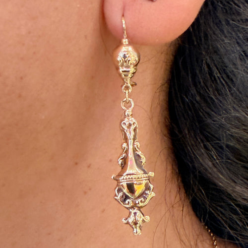Boucles d'oreilles Boucles d’oreilles pendantes en or 14 ct (585) 58 Facettes 10A33358913E4C12ACCA6AA08FA7202F