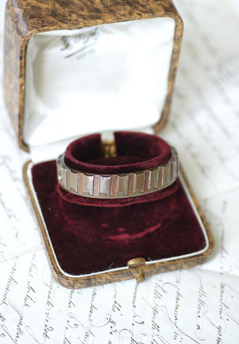 Bracelet Bracelet jonc Grande Guerre - cuivre avec diamant taille ancienne 58 Facettes