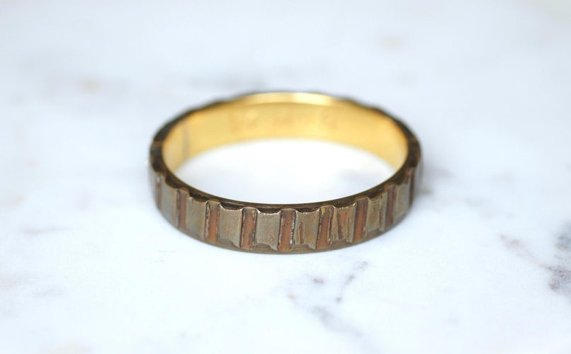 Bracelet Bracelet jonc Grande Guerre - cuivre avec diamant taille ancienne 58 Facettes