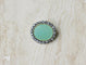 Broche Broche ancienne chrysoprase et diamants en or rose et argent 58 Facettes
