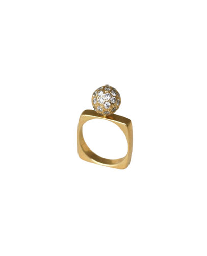 Dinh Van - Bague boule diamant en or jaune