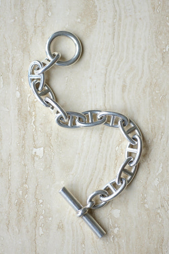 Bracelet Hermès Chaîne d'Ancre - Bracelet grand modèle en argent 925, 21,50 cm 58 Facettes