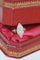 Bague 55 Bague marquise ancienne en or rose 18 ct et diamants 1,60 ct 58 Facettes
