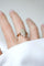 Bague 55 Bague marquise ancienne en or rose 18 ct et diamants 1,60 ct 58 Facettes