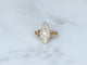 Bague 55 Bague marquise ancienne en or rose 18 ct et diamants 1,60 ct 58 Facettes