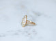 Bague 55 Bague marquise ancienne en or rose 18 ct et diamants 1,60 ct 58 Facettes