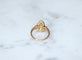 Bague 55 Bague marquise ancienne en or rose 18 ct et diamants 1,60 ct 58 Facettes