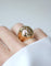 Bague 53 Bague boule Constellation en or rose 18 ct et diamants 58 Facettes