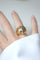 Bague 53 Bague boule Constellation en or rose 18 ct et diamants 58 Facettes