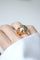 Bague 53 Bague boule Constellation en or rose 18 ct et diamants 58 Facettes