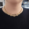 Collier Collier maille fantaisie en 2 ors 18 carats 58 Facettes Collier Maille fantaisie 2 Ors  18 carats