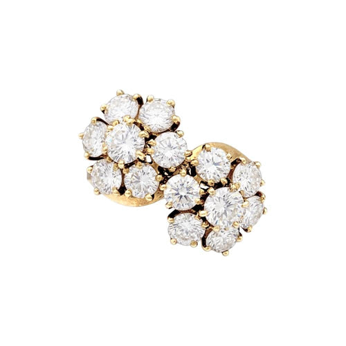 Bague 51 Bague Van Cleef & Arpels, “Fleurs”, or jaune, diamants. 58 Facettes 35483