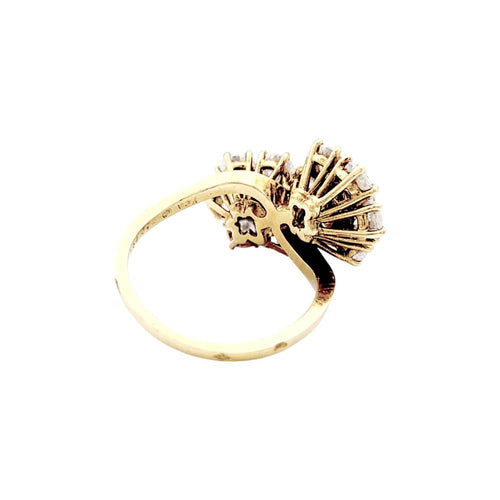 Bague 51 Bague Van Cleef & Arpels, “Fleurs”, or jaune, diamants. 58 Facettes 35483