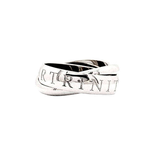 Bague 58 Bague CARTIER "Trinity", or blanc. 58 Facettes 35533