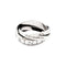 Bague 58 Bague CARTIER "Trinity", or blanc. 58 Facettes 35533