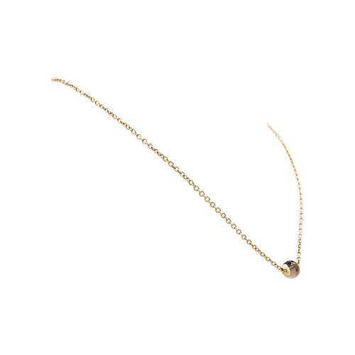 Collier Collier Pomellato, "M'ama non M'ama", or rose, pierre de lune, argent et saphirs. 58 Facettes 35518
