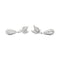 Boucles d'oreilles Boucles d'oreilles or blanc et diamants. 58 Facettes 35452