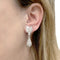 Boucles d'oreilles Boucles d'oreilles or blanc et diamants. 58 Facettes 35452