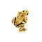 Bague 56 Bague Kurt Wayne, "Grenouille", or jaune, émeraudes. 58 Facettes 35490