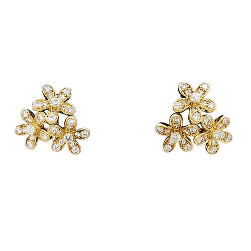 Boucles d'oreilles Boucles d'oreilles Van Cleef & Arpels, "Socrate", or jaune, diamants. 58 Facettes 35510