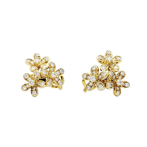 Boucles d'oreilles Boucles d'oreilles Van Cleef & Arpels, "Socrate", or jaune, diamants. 58 Facettes 35510