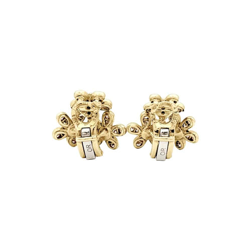 Boucles d'oreilles Boucles d'oreilles Van Cleef & Arpels, "Socrate", or jaune, diamants. 58 Facettes 35510