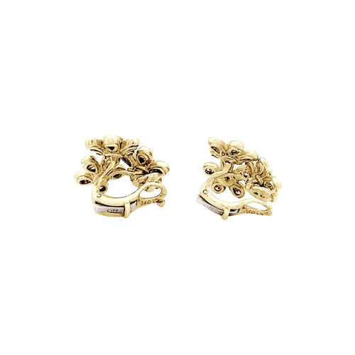 Boucles d'oreilles Boucles d'oreilles Van Cleef & Arpels, "Socrate", or jaune, diamants. 58 Facettes 35510