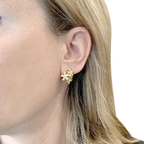 Boucles d'oreilles Boucles d'oreilles Van Cleef & Arpels, "Socrate", or jaune, diamants. 58 Facettes 35510