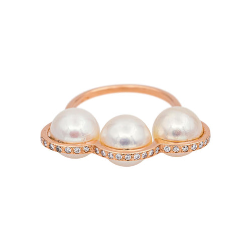 Bague 53 Bague Or rose Diamant 58 Facettes 4061383CN