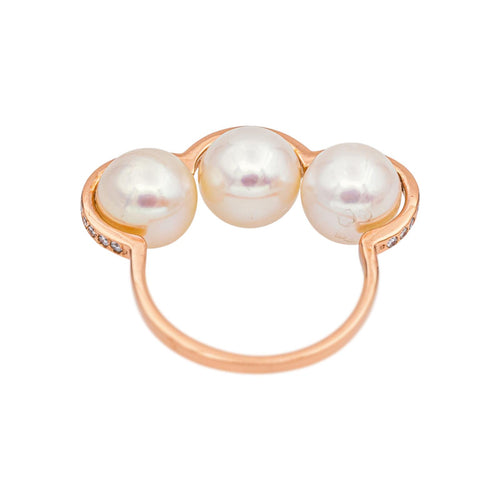 Bague 53 Bague Or rose Diamant 58 Facettes 4061383CN