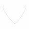 Collier Collier Pendentif Or blanc Diamant 58 Facettes 5237283CN
