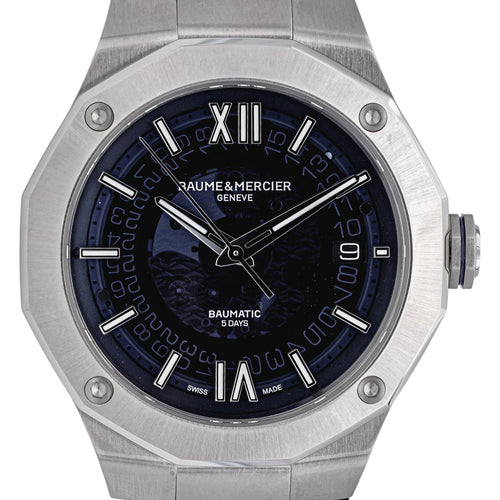 Montre Baume & Mercier Montre Riviera Acier 58 Facettes 5669102RV